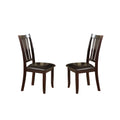 Espresso Slat Back Dining Chairs Set of 2 G8013
