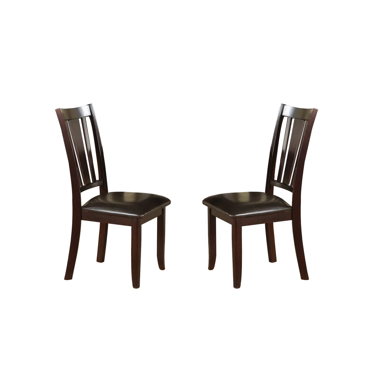 Espresso Slat Back Dining Chairs Set of 2 G8013