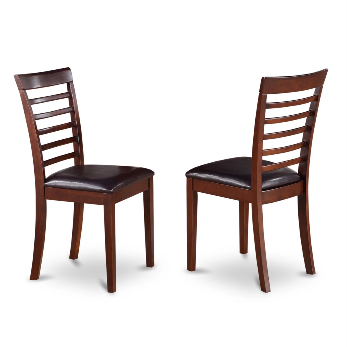 5 Pc Mahogany Round Kitchen Table Set A429524