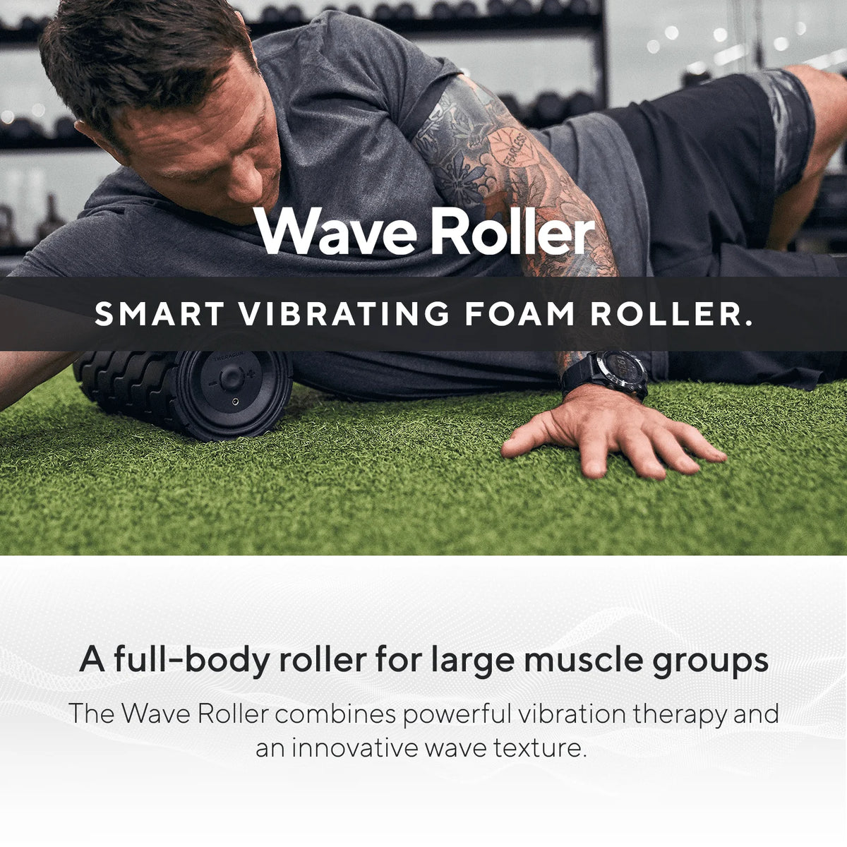 Black Vibrating Foam Roller A815600