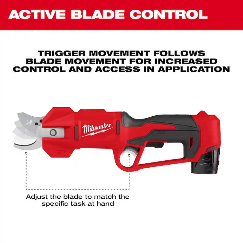 12V Lithium-Ion Brushless Cordless Pruning Saw with Pruner Shears Kit J611