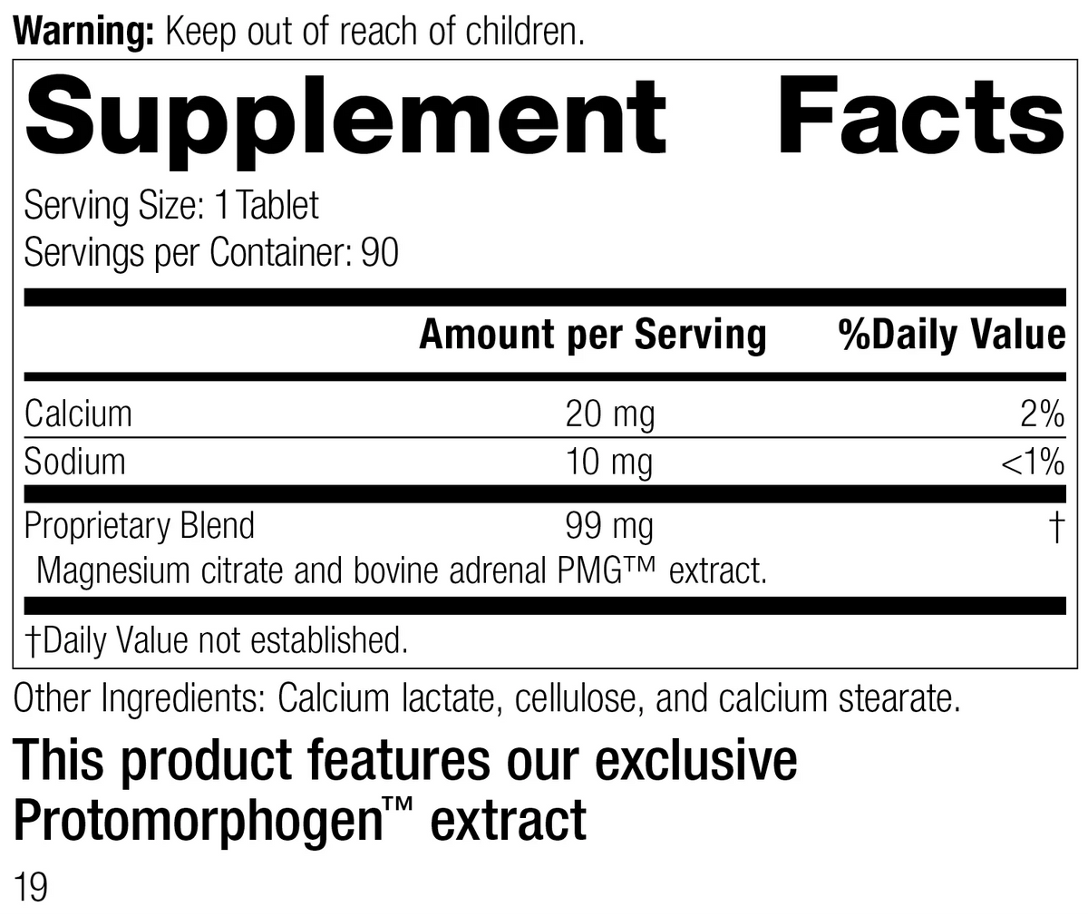 90 Tablets P8814