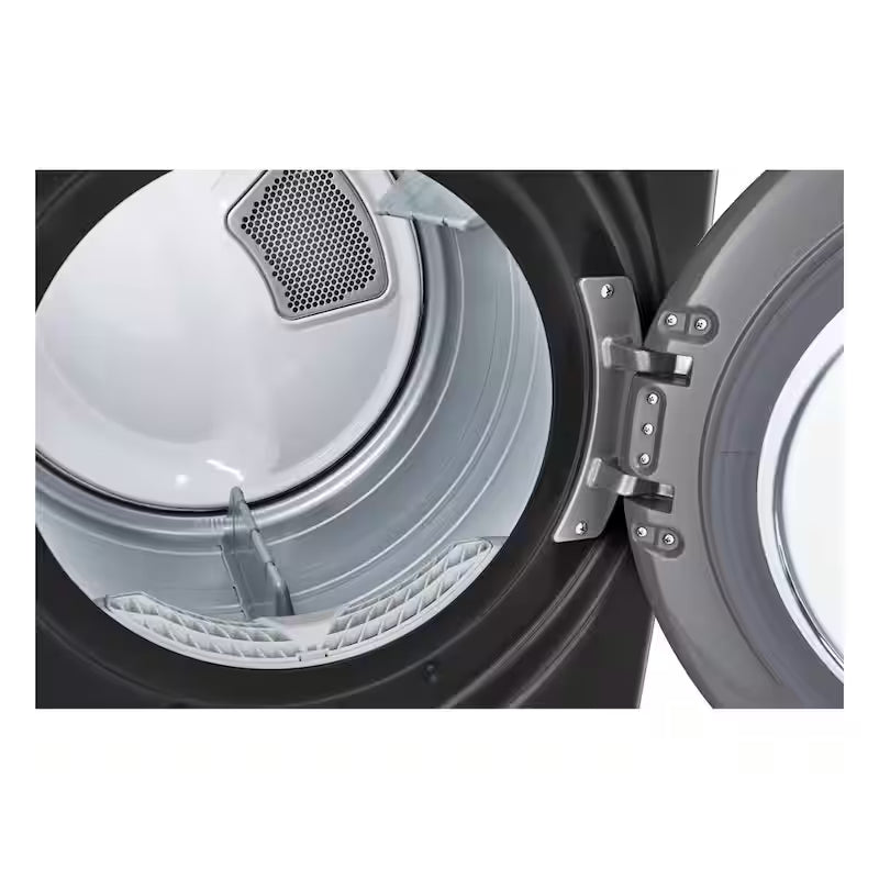 7.4 Cu. Ft. Vented Smart Stackable Gas Dryer in Black Steel B8062