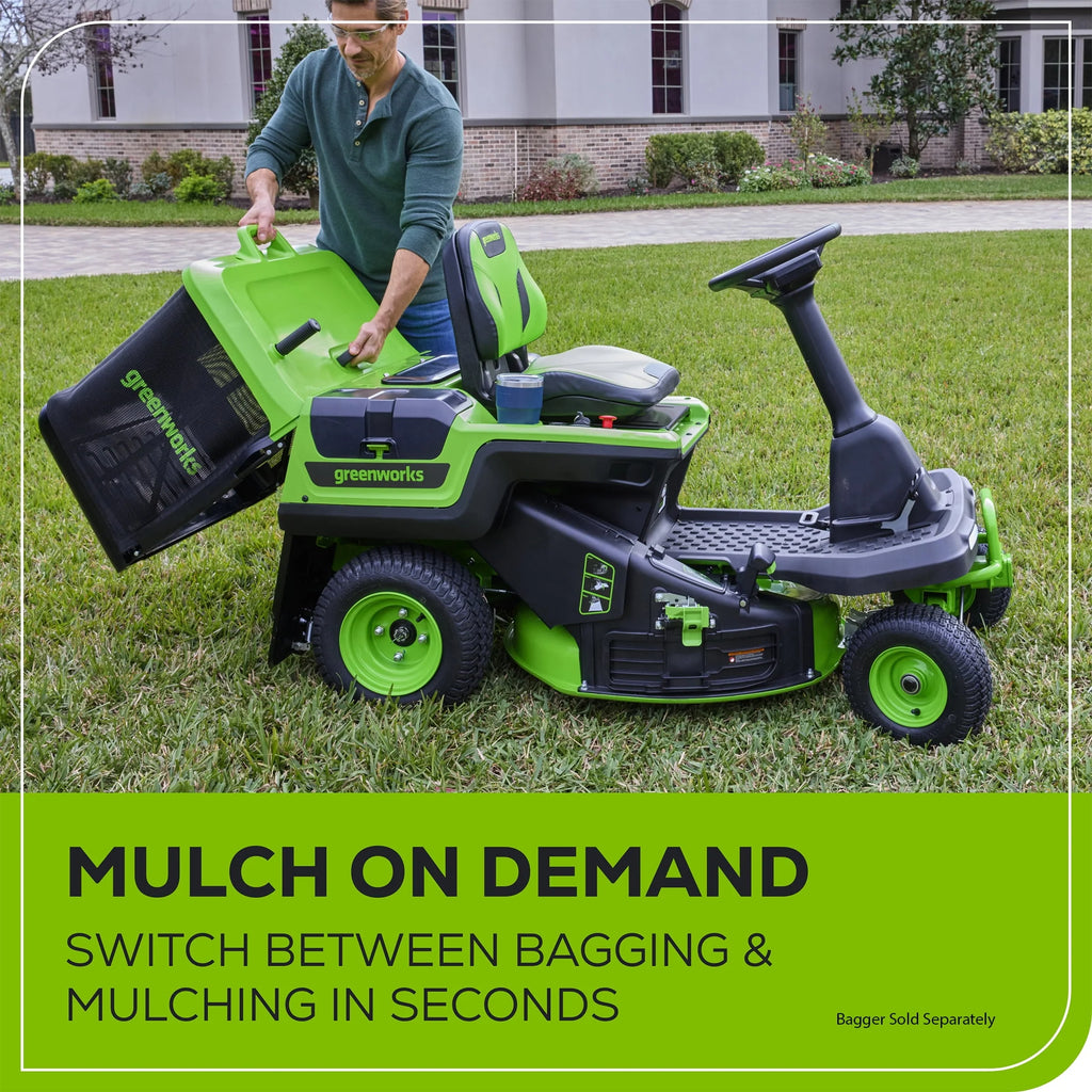 60V 30” Riding Lawn Tractor with Batteries & Charger G566744