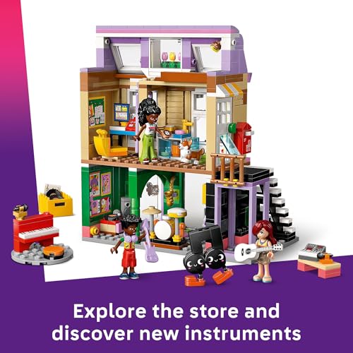 Music Store & Apartment Building Set D8003