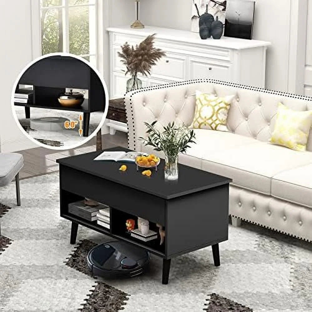 Lift Top Coffee Table with Hidden Compartment O636567
