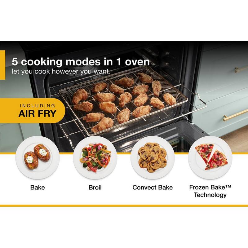 5.3 cu. ft. Electric Range with Air Fry in Stainless Steel N983