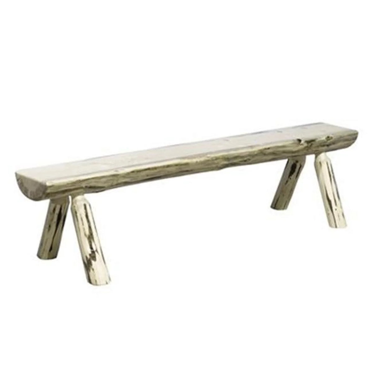 6' Half Log Outdoor Bench M561402