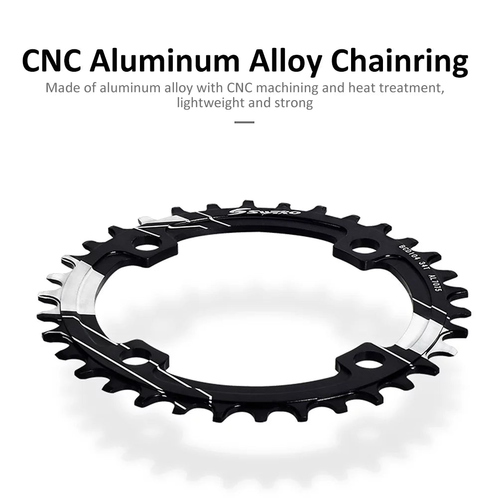 170mm 104 BCD Mountain Bike Crankset with Chainring and Bottom Bracket U53001