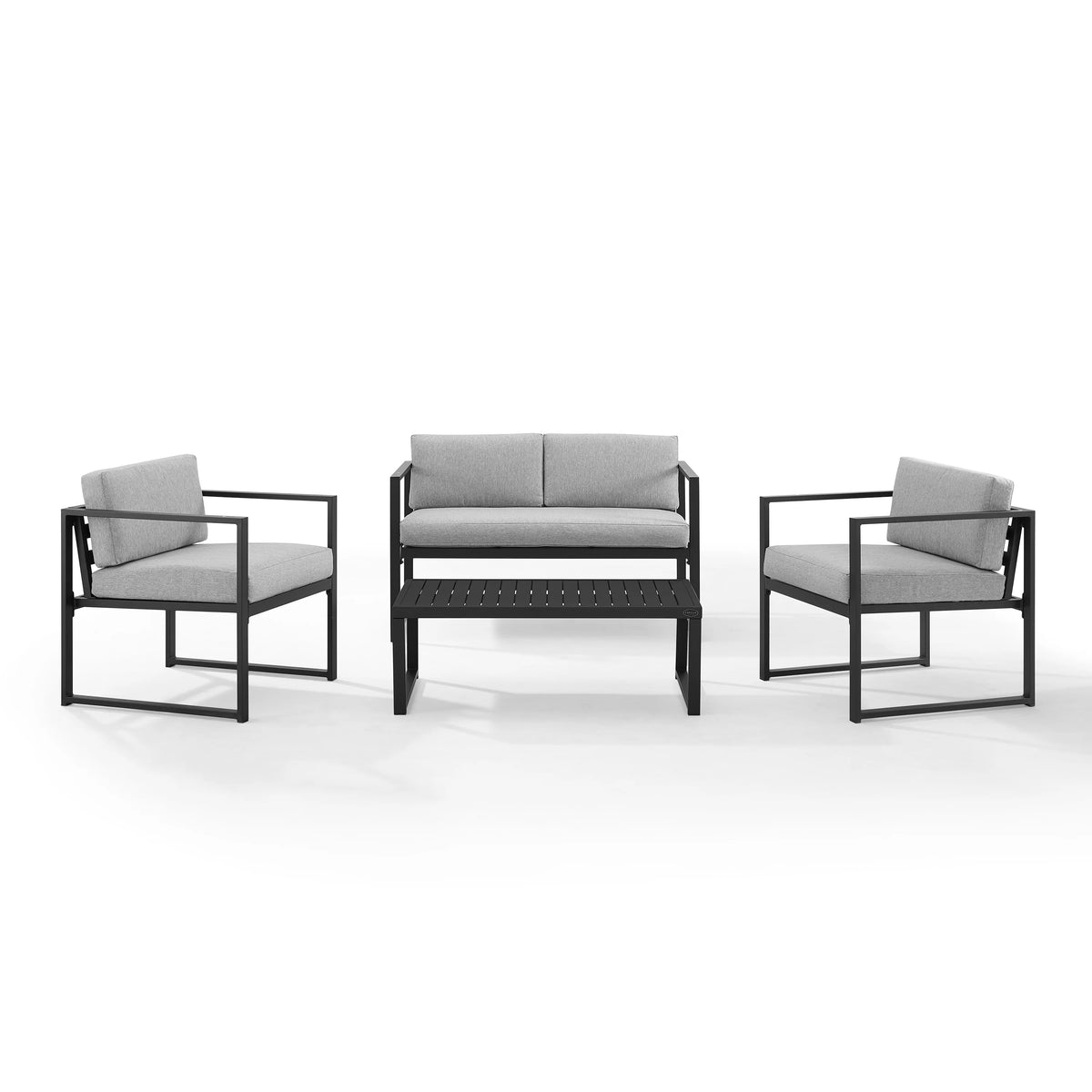 Gray 4 Piece Conversation Set C2991