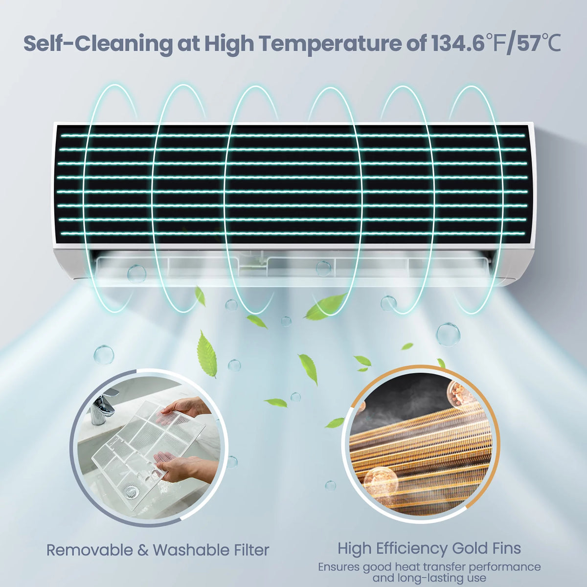 24000 BTU Mini Split Air Conditioner & Heater E304147