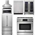 36 Gas Range, Range Hood, Microwave, Refrigerator, Dishwasher, Wine Cooler K758955