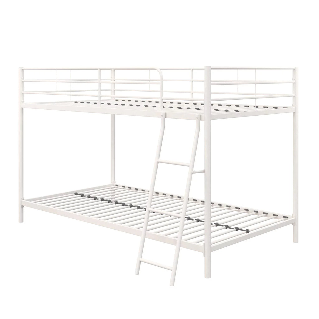Black Twin-over-Twin Bunk Bed X92962
