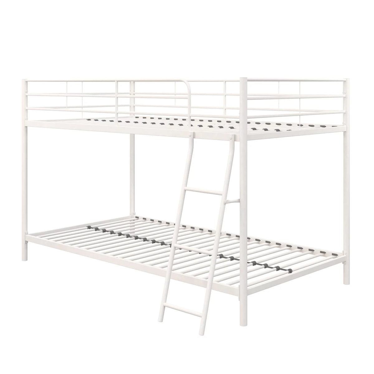 Black Twin-over-Twin Bunk Bed X92962
