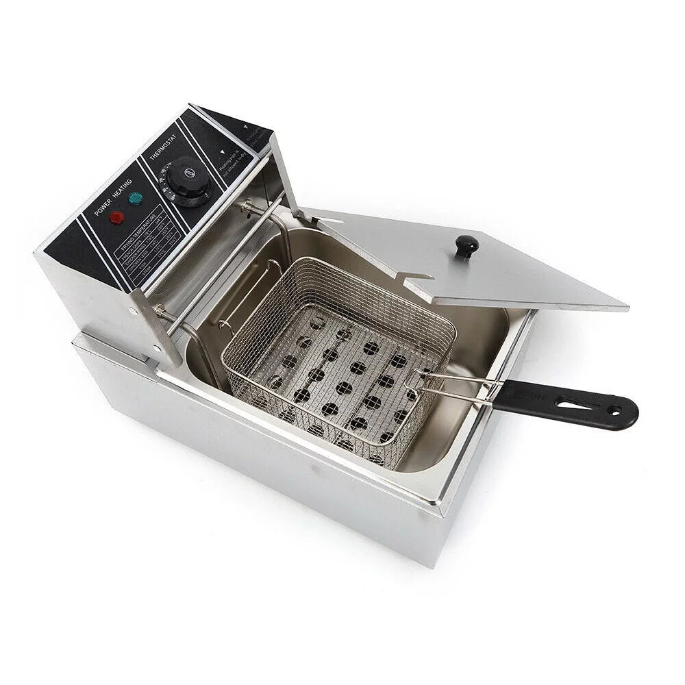 1700W 6L Stainless Steel Electric Deep Fryer V590