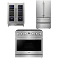 36 Gas Range, Refrigerator and Wine Cooler R81519