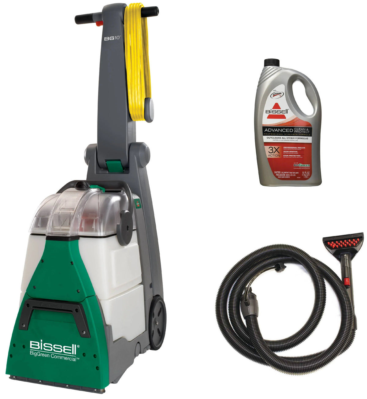 Commercial Shampooer with Upholstery Tool Hose Kit C408