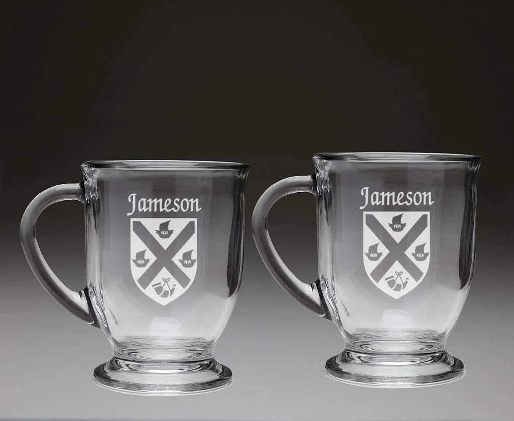 Glass Coffee Mugs Set of 2 K827548