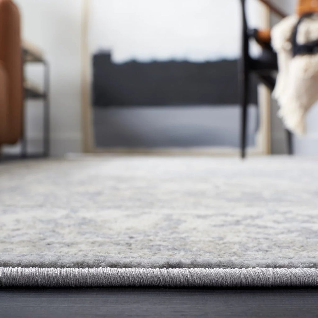 Grey Beige Traditional Area Rug 6' x 9' L10448