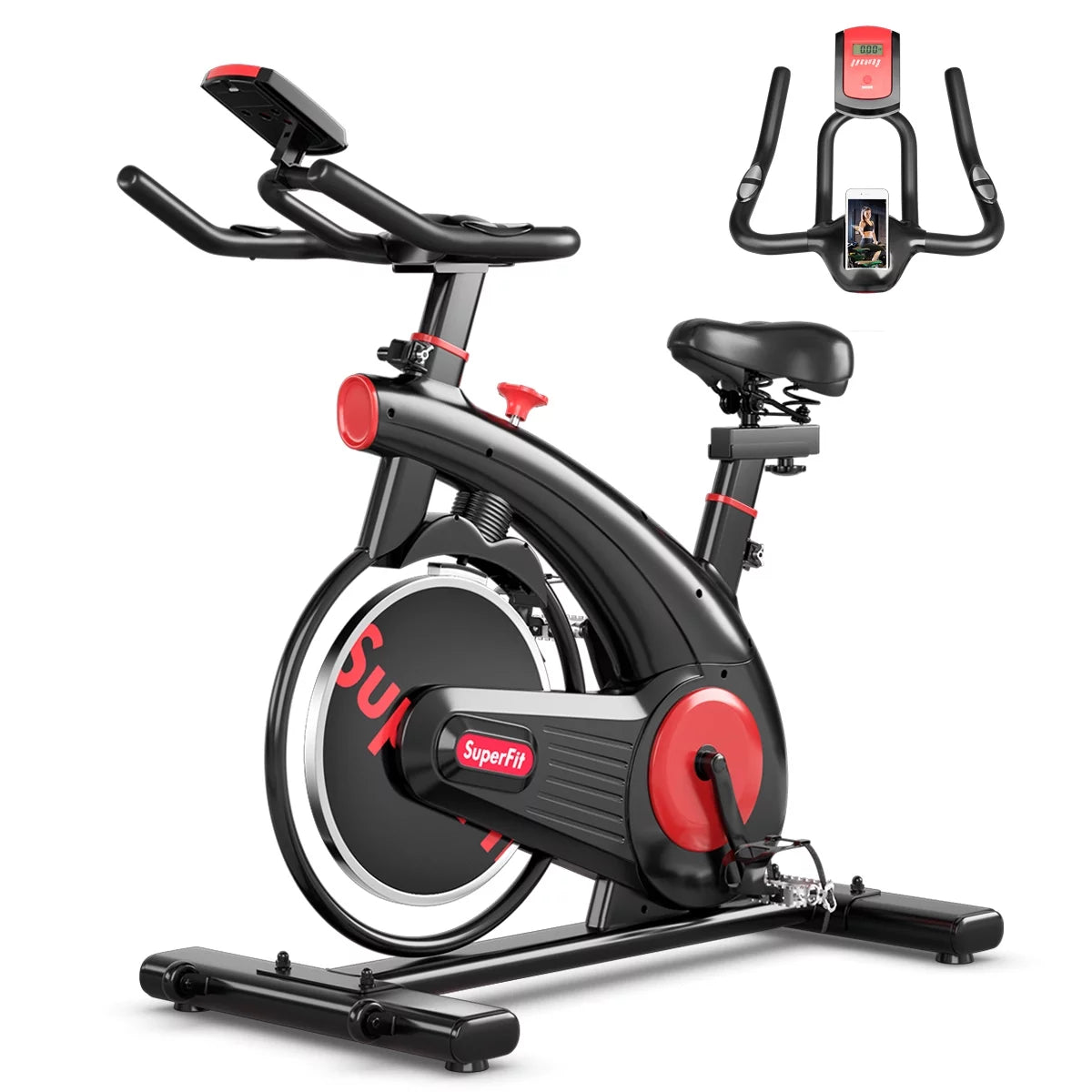 Indoor Cycling Bike with Heart Rate Monitor R22411