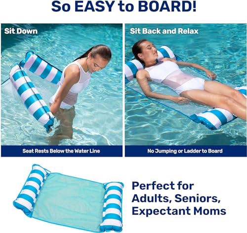 Inflatable Pool Float & Water Hammock, 2-Pack A8262