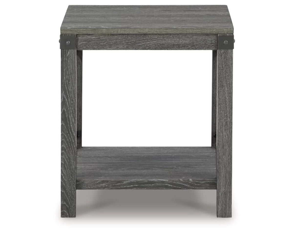 End Table Grayish Brown J428987