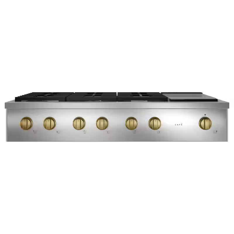 Range and Rangetop Handle and Knob Kit in Brushed Brass K3362