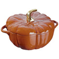 3.5 Qt Cast Iron Dutch Oven in Burnt Orange with Brass Handle K3158
