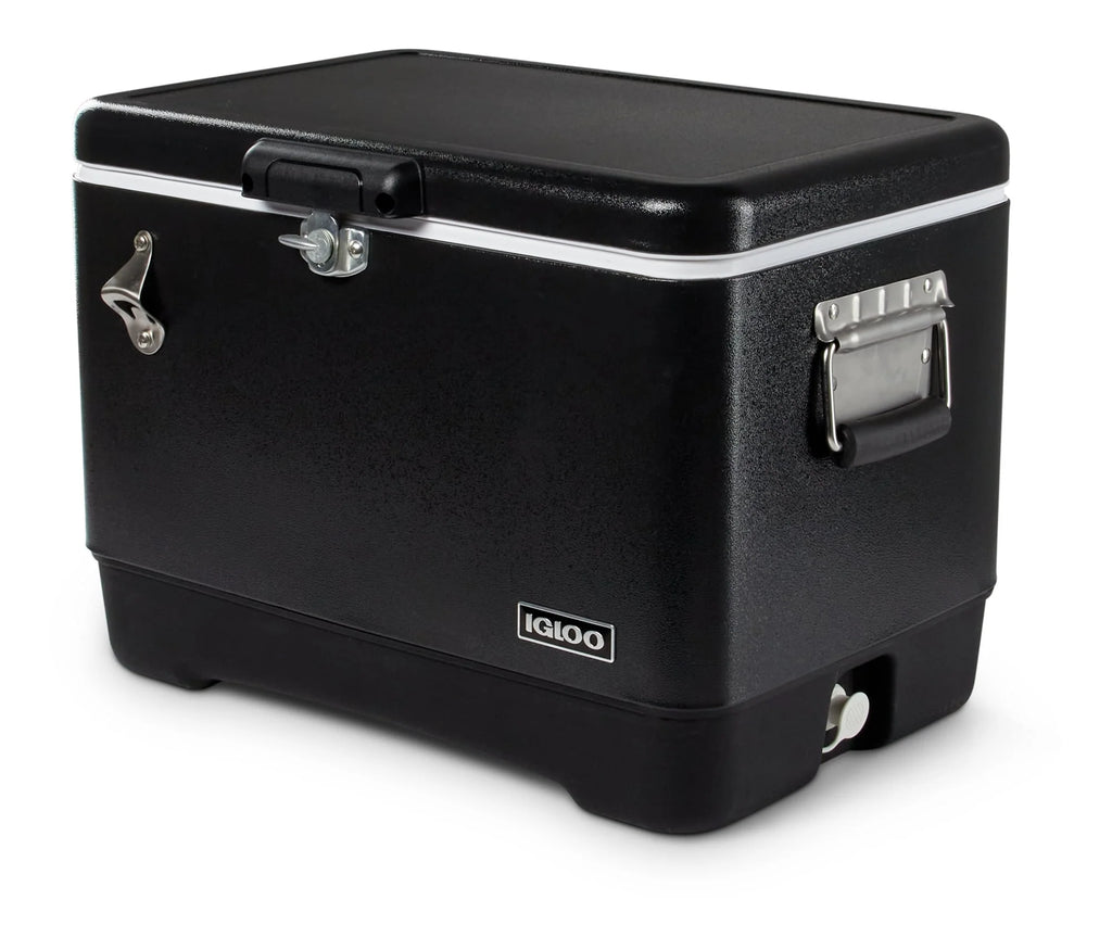 54 Qt Hard Sided Cooler, Black S480