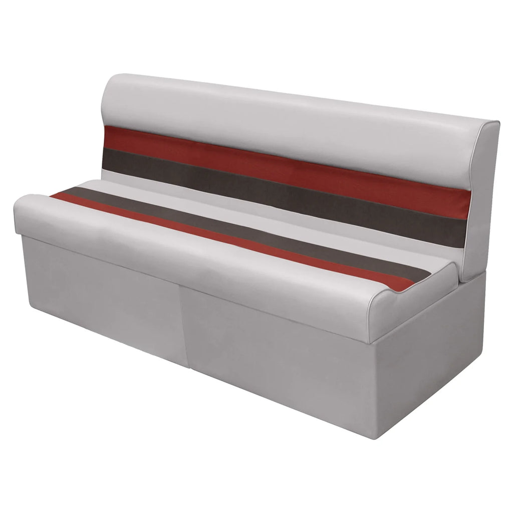 White Navy Blue Boat Bench Seat and Backrest Cushion Set E608329