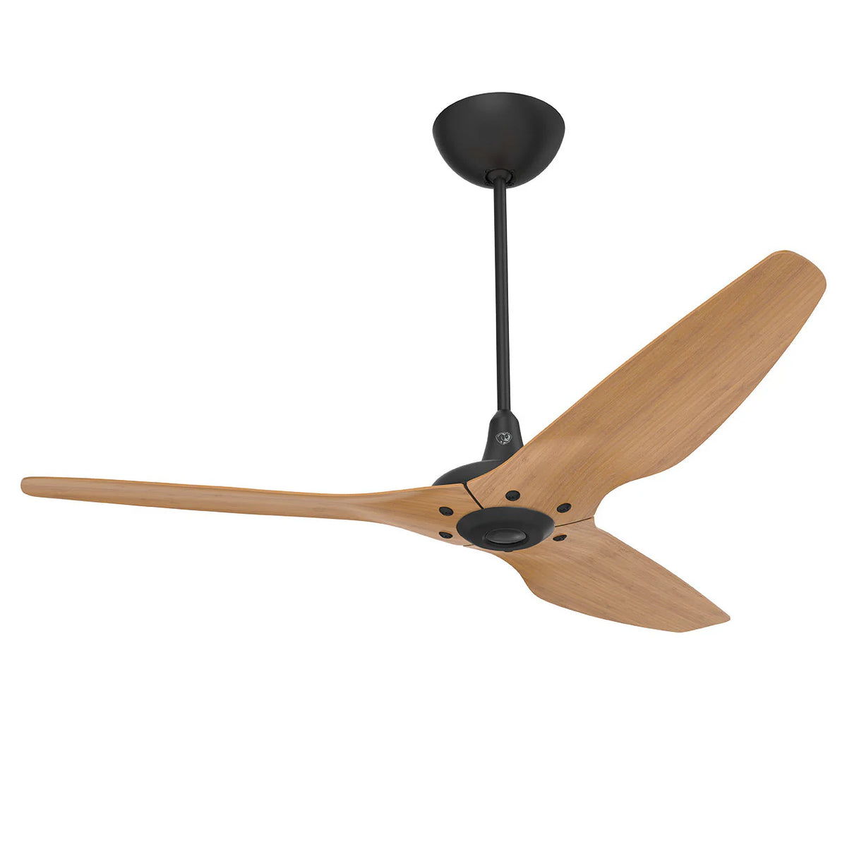 60 Ceiling Fan with Bamboo Blades and Black Finish Y66524