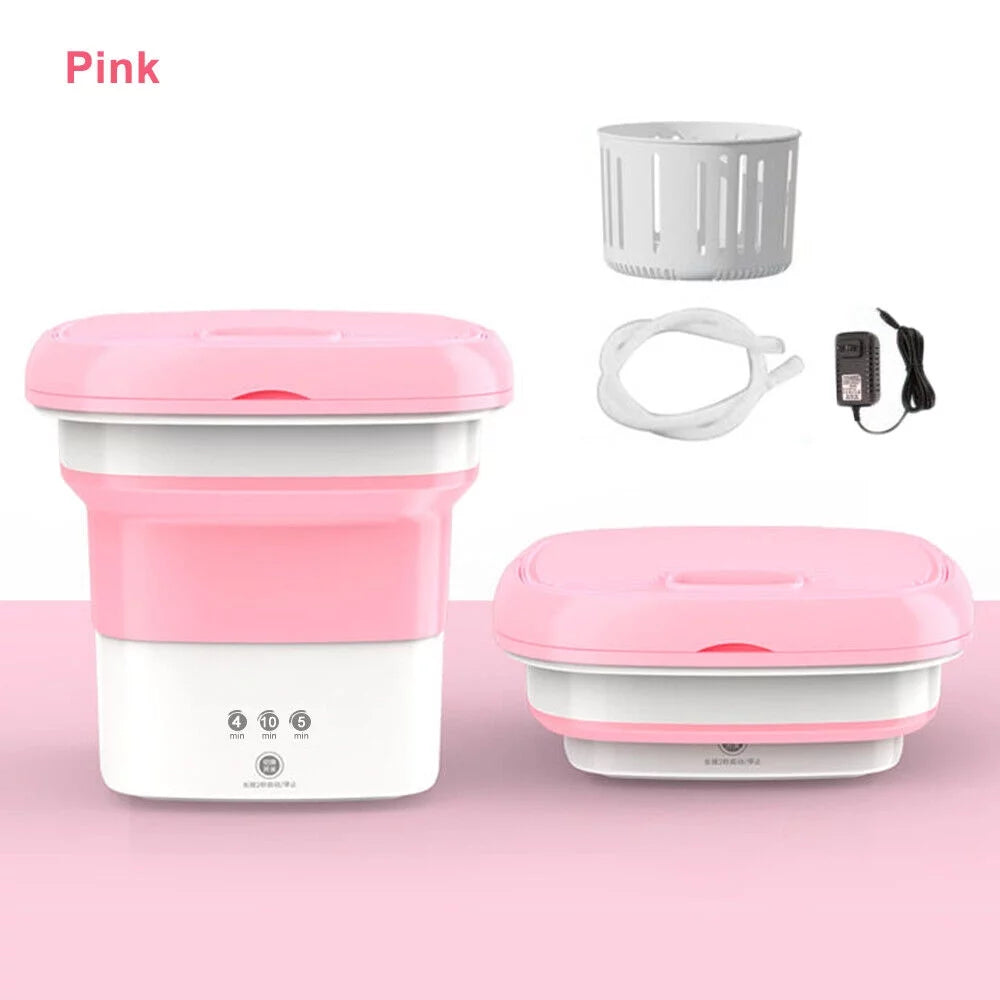 Foldable Clothes Washer with Dryer Bucket E83398