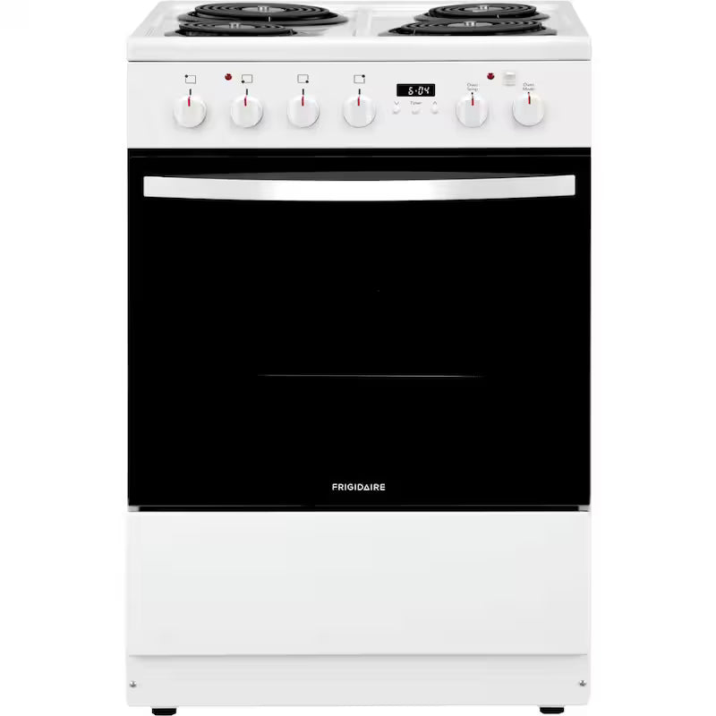 24 in. 1.9 cu. ft. Freestanding Electric Range in White B6116