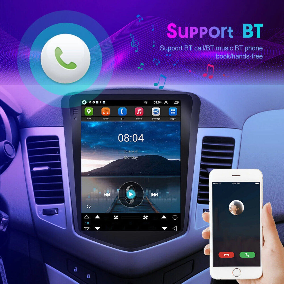 9.7 Android Car Radio Stereo GPS X3321