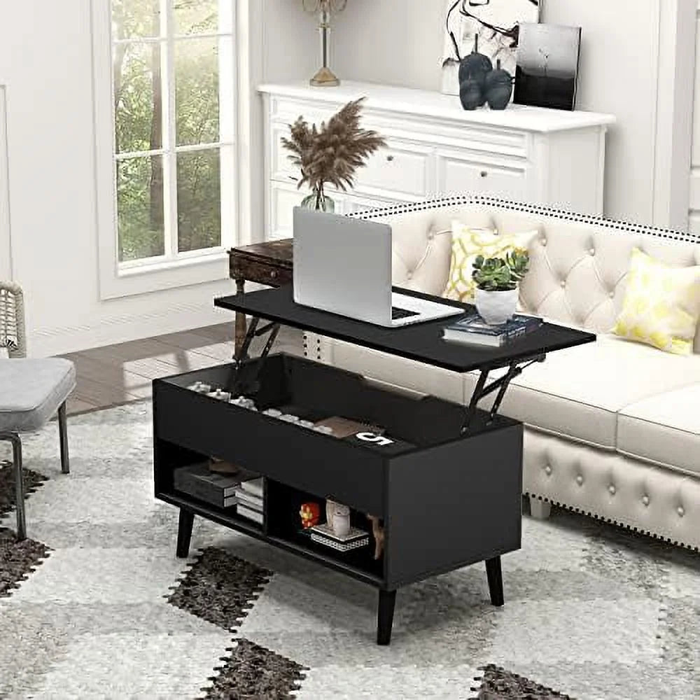 Lift Top Coffee Table with Hidden Compartment O636567