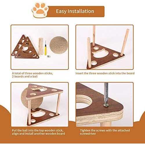 Natural Sisal Cat Scratching Ball V82010
