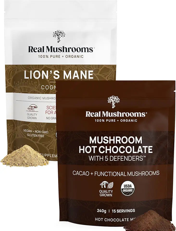 Hot Chocolate Mix and Lion’s Mane Powder Bundle C1501