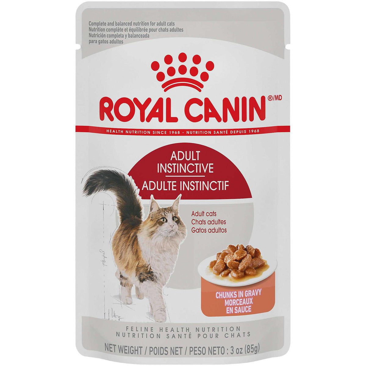 Adult Instinctive Chunks in Gravy Cat Food Pouch P193
