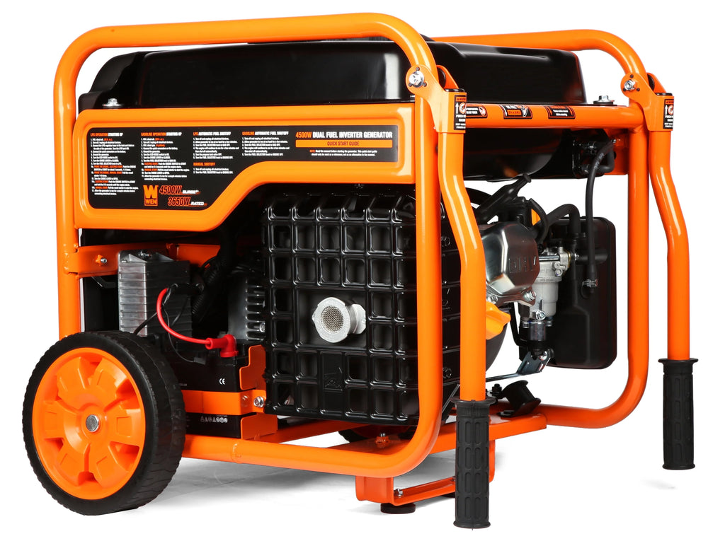 4500-Watt Dual Fuel Open Frame Inverter Generator with Electric Start D840564