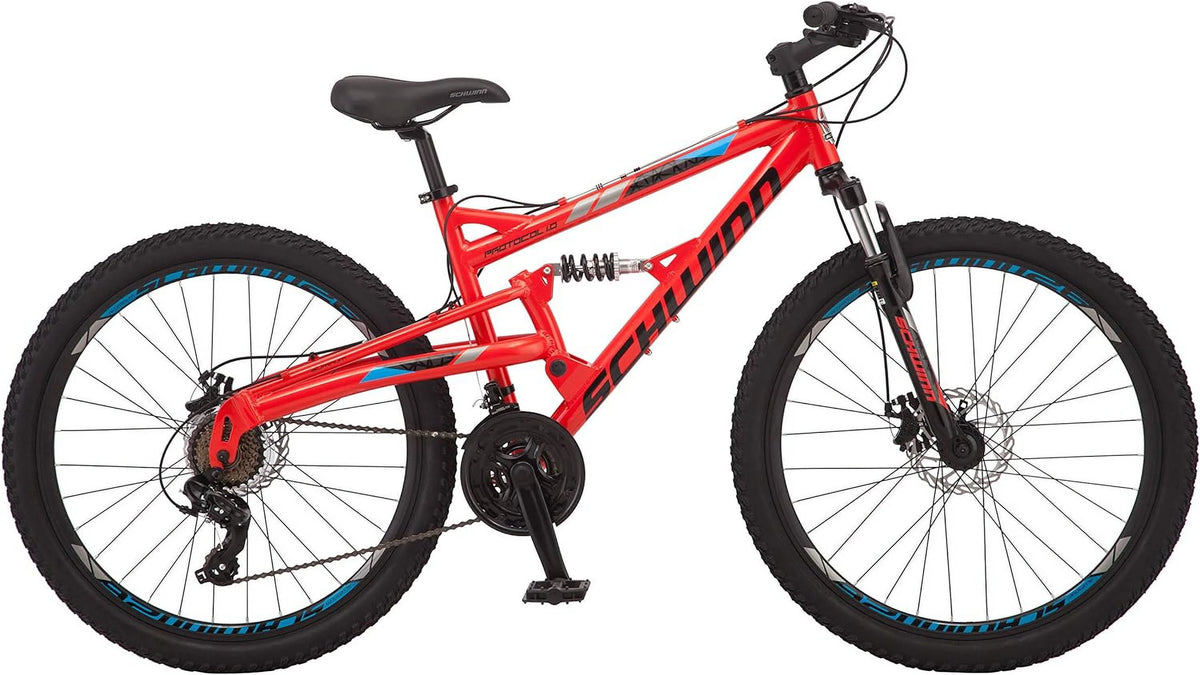 26 In. Wheels 24-Speed Aluminum Full Suspension Mountain Bike N421