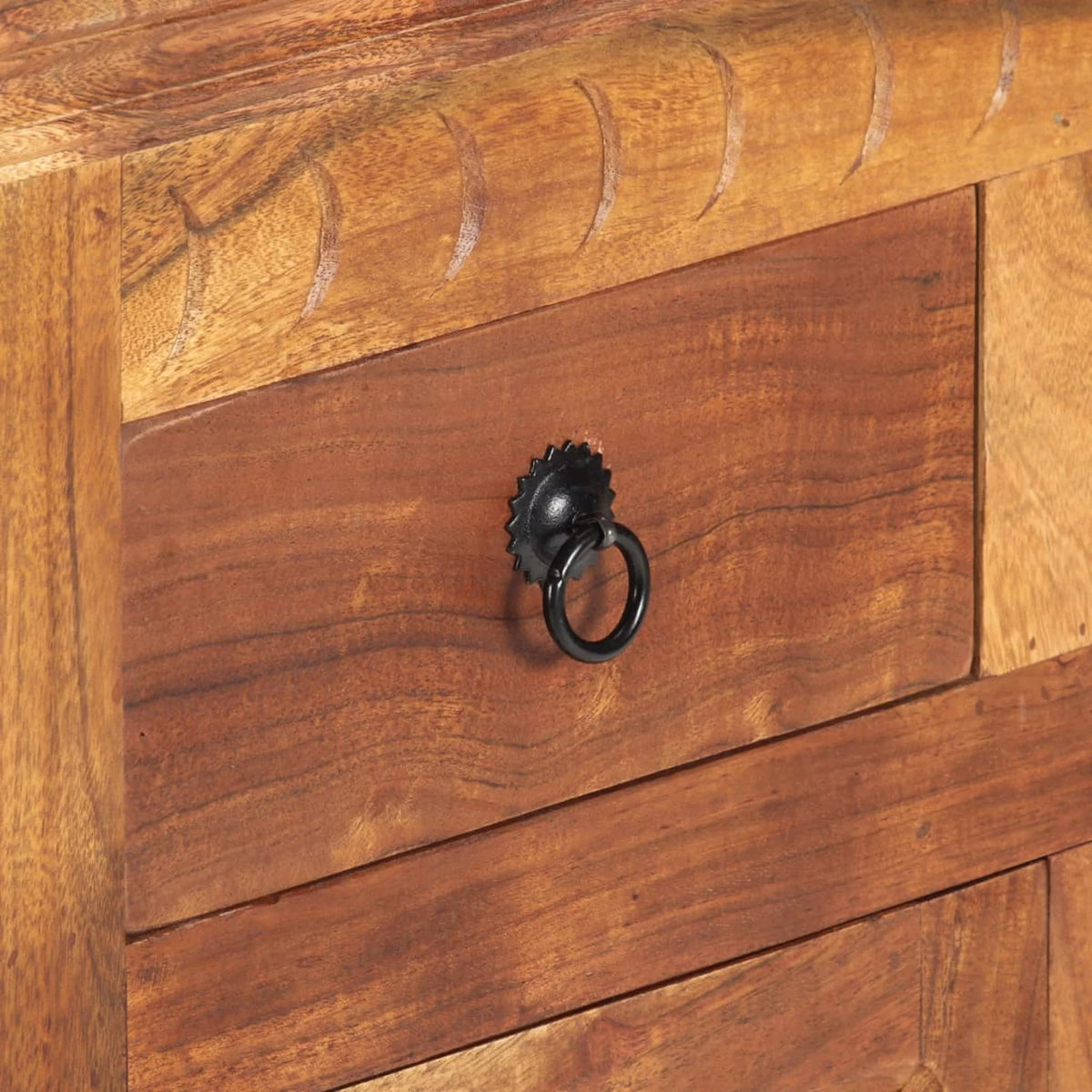 Solid Acacia Wood Sideboard N52697