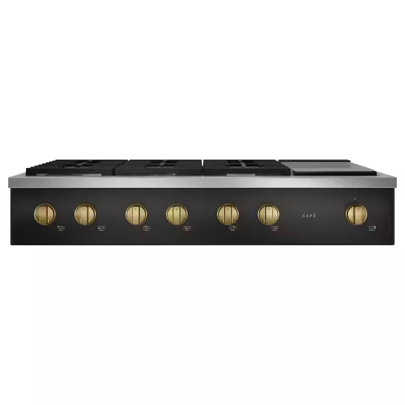 Range and Rangetop Handle and Knob Kit in Brushed Brass K3362