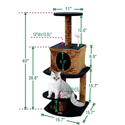 40 in. Cat Tree W440056