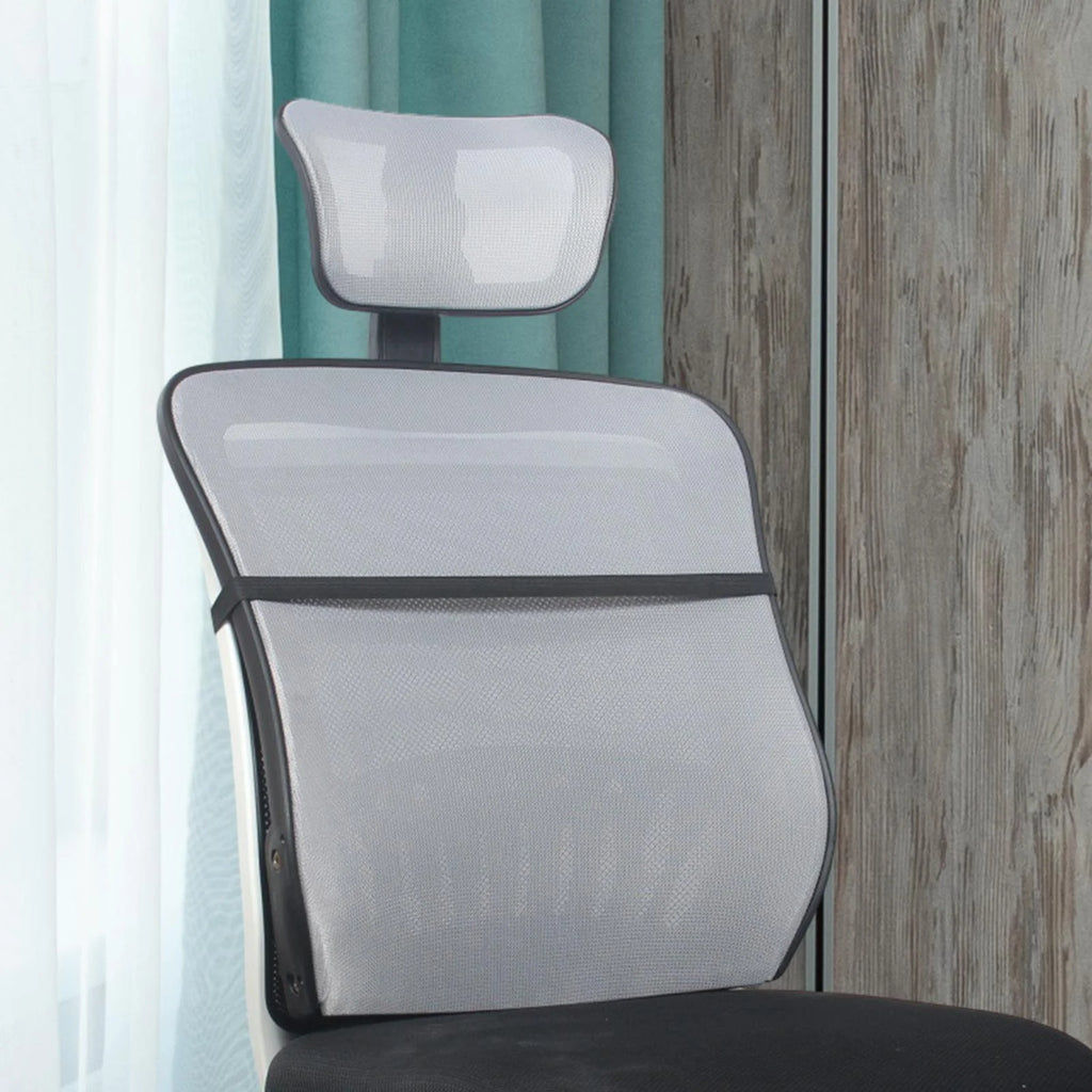 Office Chair Mesh Back Support with Headrest K177449