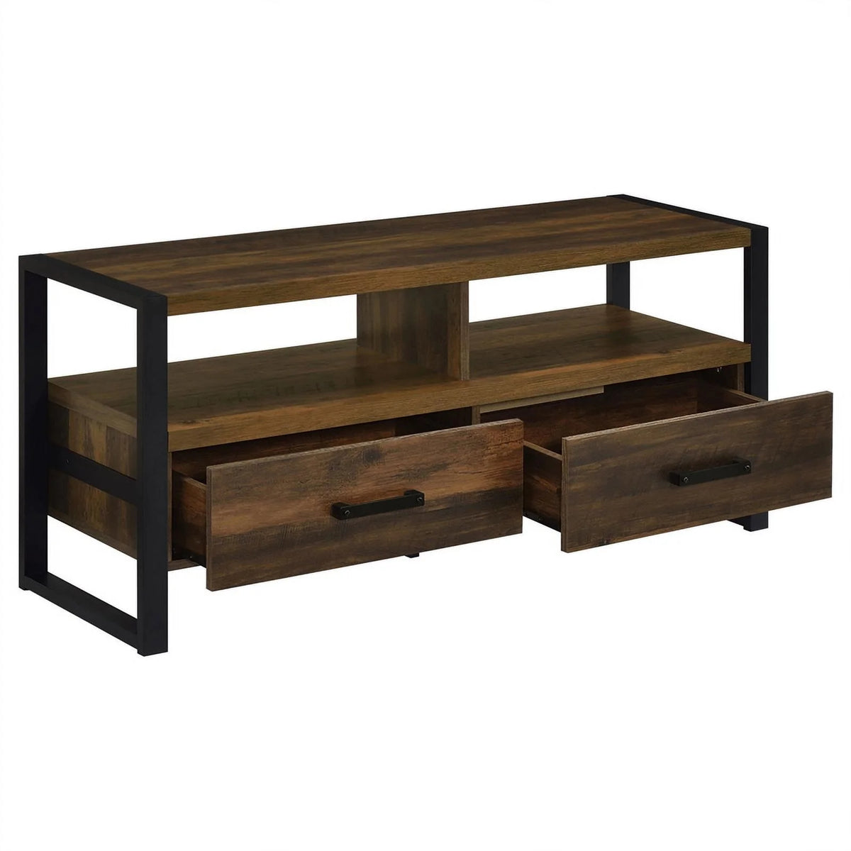 3-Drawer Farmhouse Wood TV Stand N17778