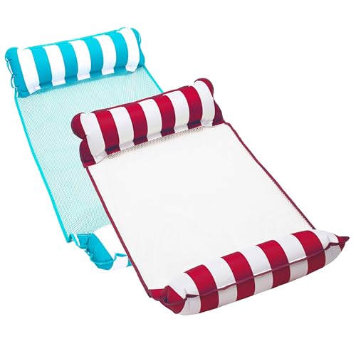 Inflatable Pool Float & Water Hammock, 2-Pack A8262