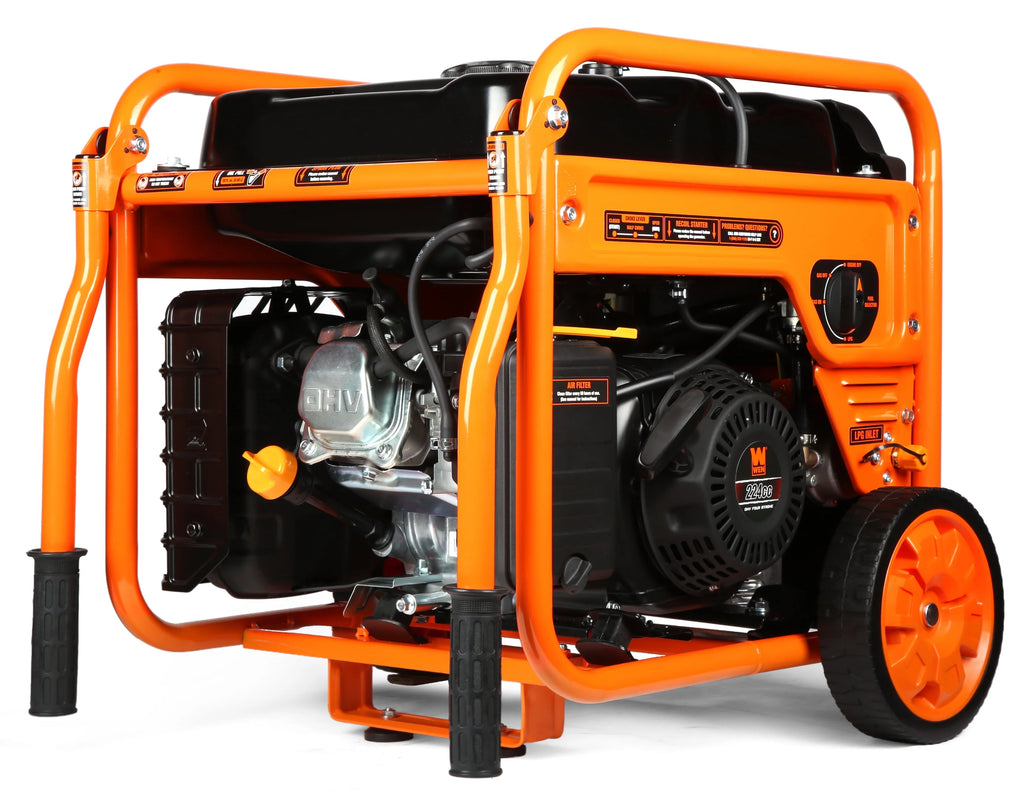 4500-Watt Dual Fuel Open Frame Inverter Generator with Electric Start D840564