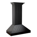 36 in. Wooden Wall Range Hood in Black N376078