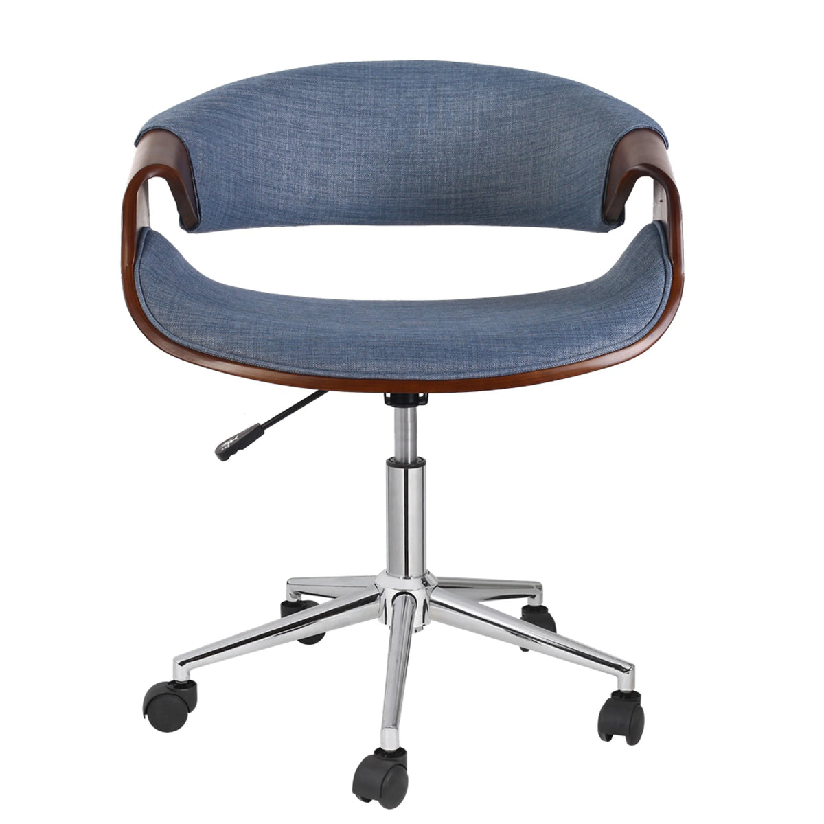 Blue Upholstered Adjustable Office Chair K304