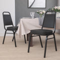 4 Pack Black Vinyl Stacking Banquet Chair M1652